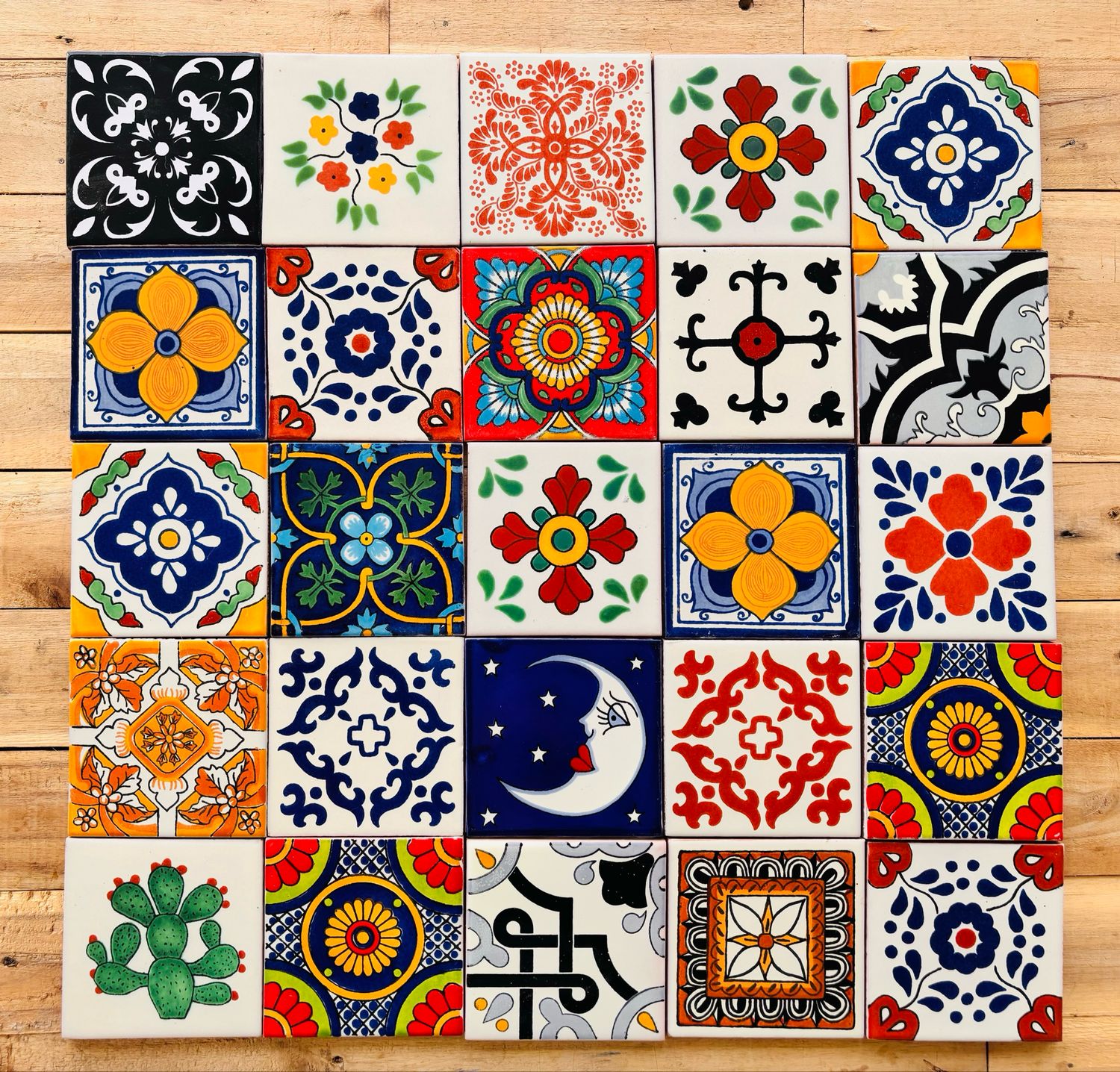 Mexican Tiles Mix - Box of 25