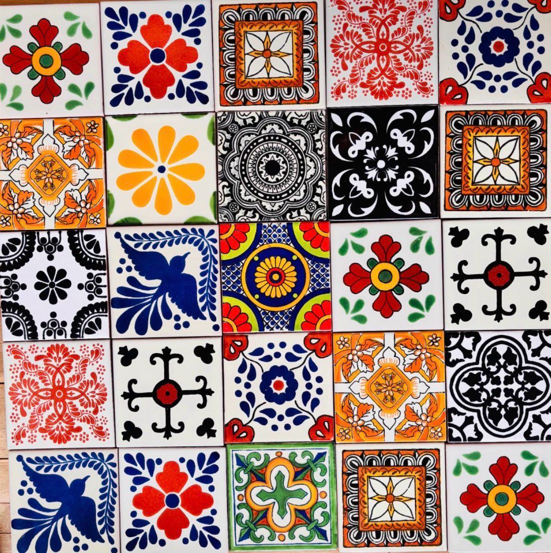 Mexican Tiles Mix - Box of 25