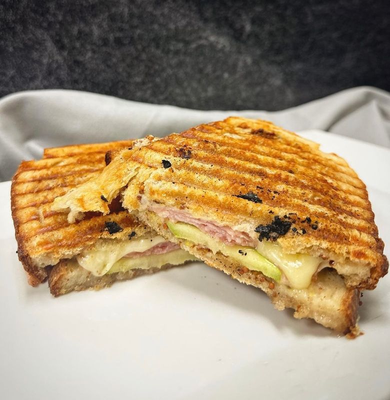 Ham and Apple Panini
