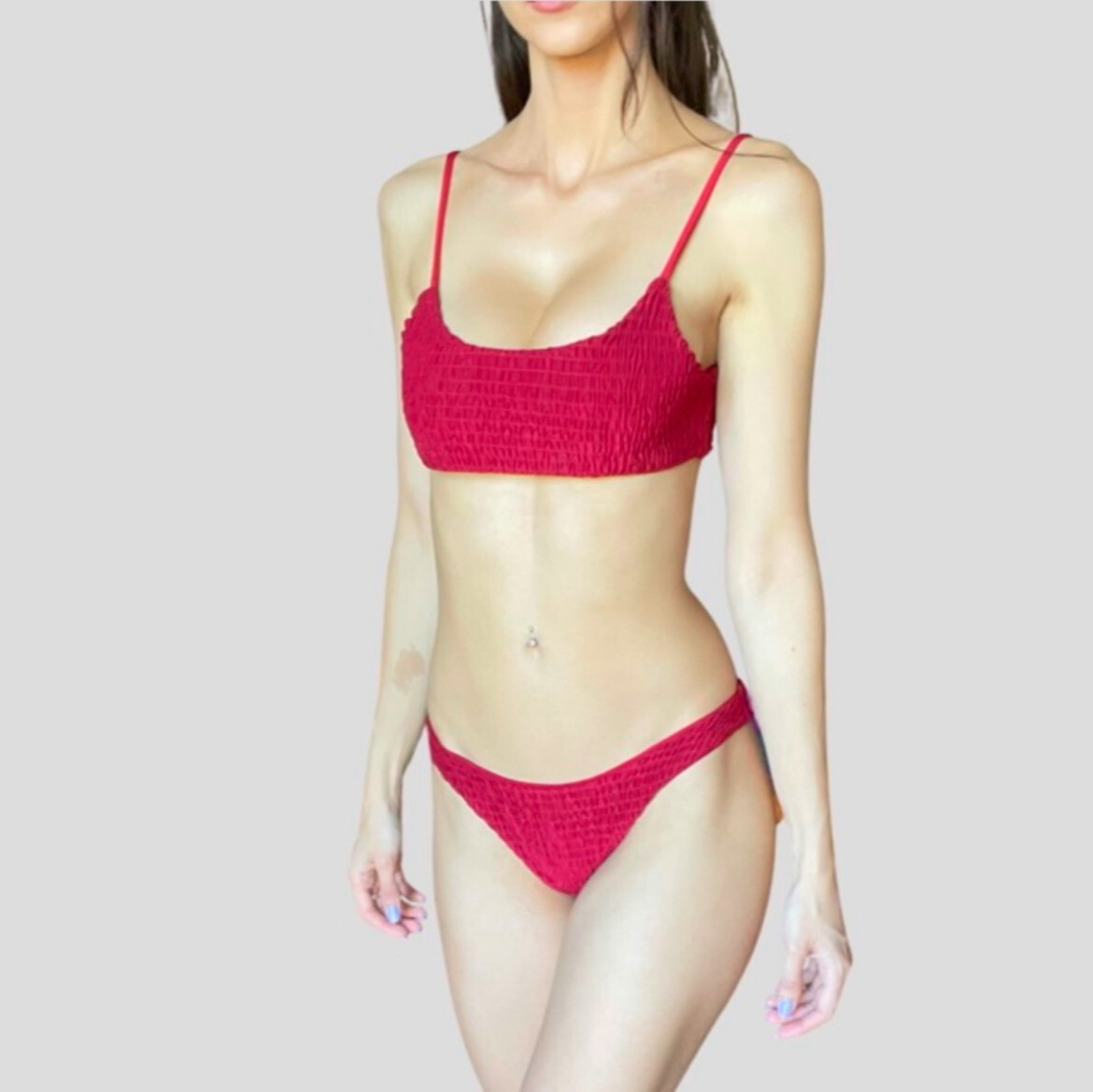 IPANEMA Burgundy Bikini Set