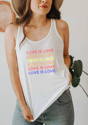 LOVE IS LOVE Tshirt, LOVE IS LOVE Tank, Rainbow Pride