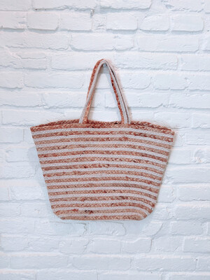 Jute and Cotton Tote - New Thistle & Sage Retail