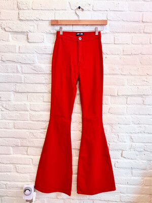 Boutique Brand Red Flares