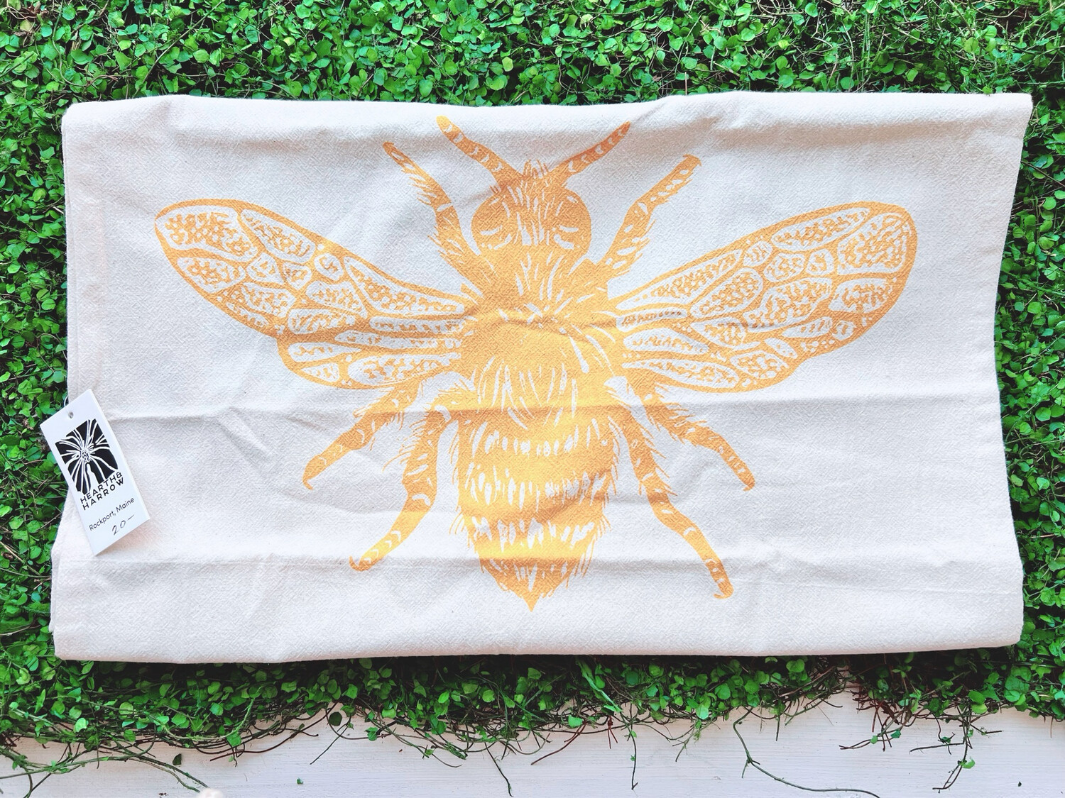 Tea Towel “Yellow Bee”