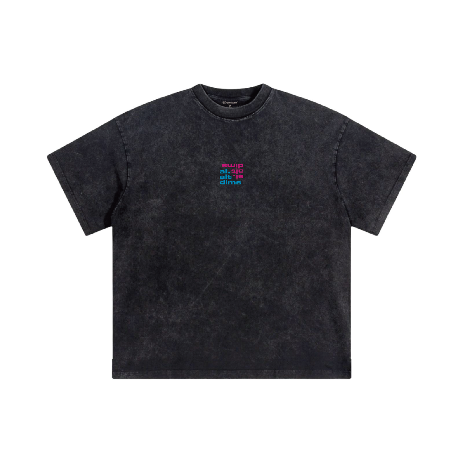 Ai.altdims  Make Love Not War Black Washed Tee