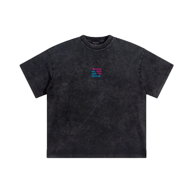Ai.altdims  Make Love Not War Black Washed Tee