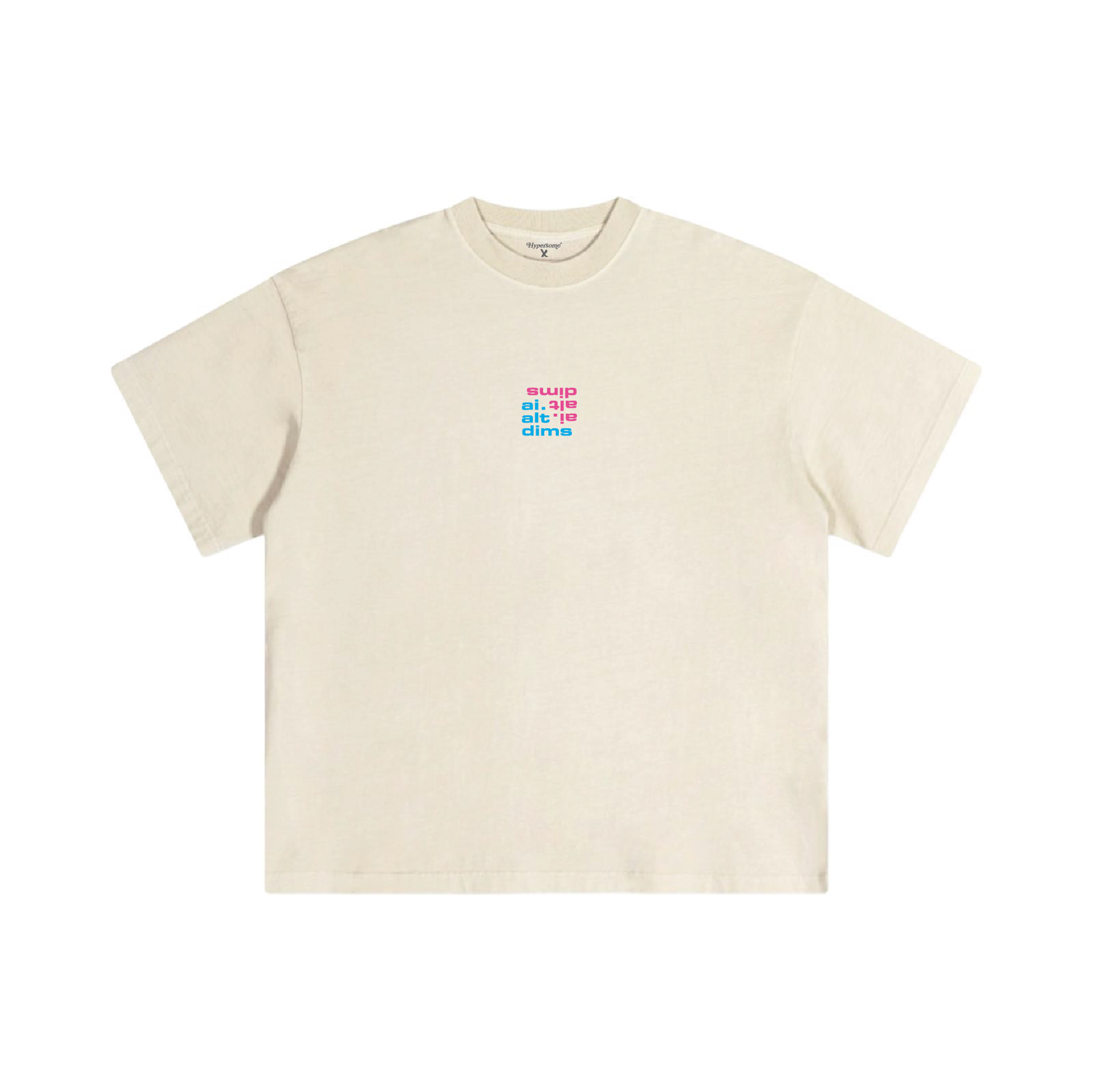 Ai.altdims  Make Love Not War Ecru Washed Tee