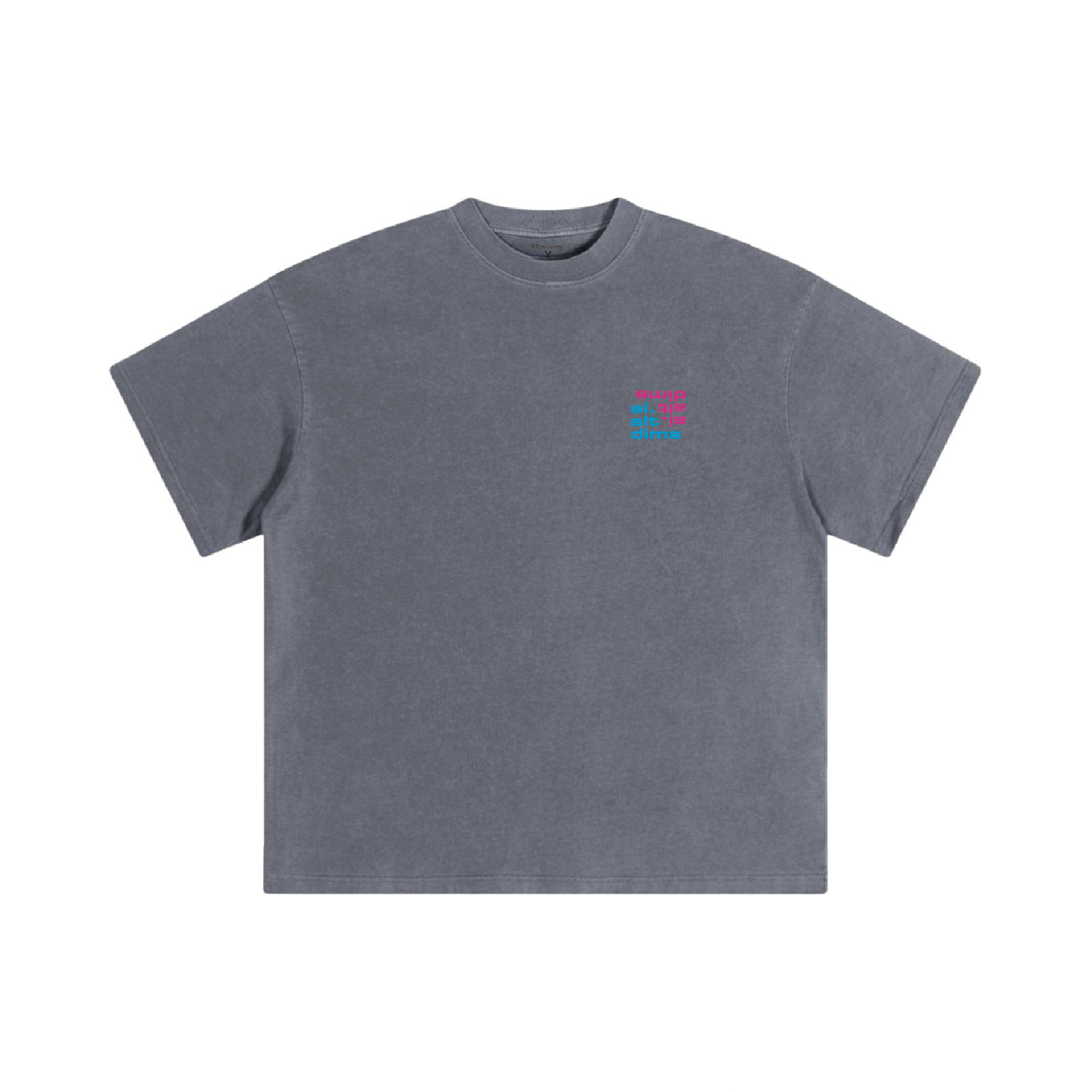 Ai.altdims  Deadlift Repeat Grey Washed Tee