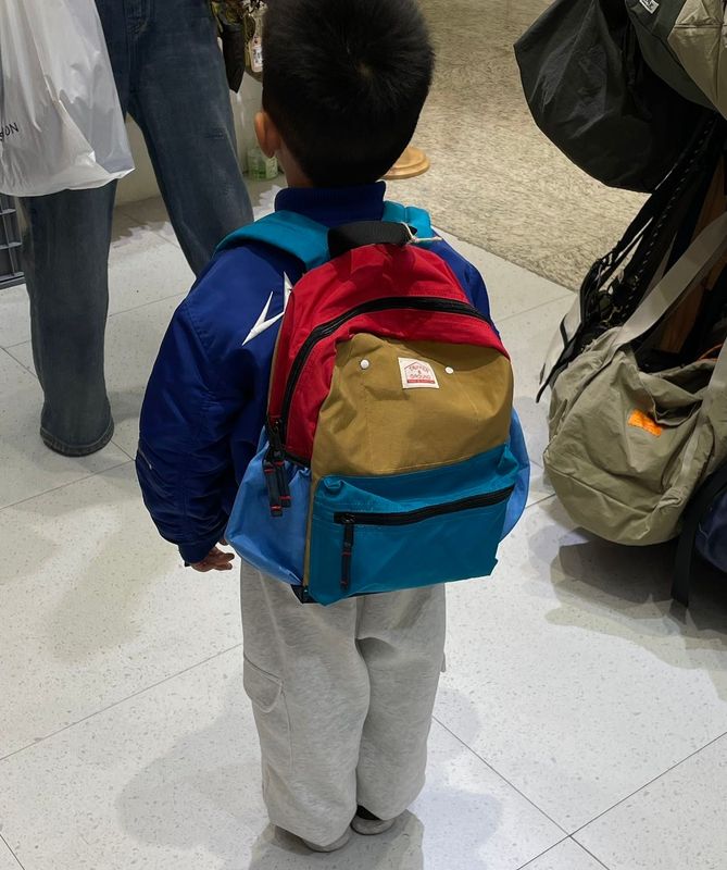 Triffer Multi Colour Patch Backpack Bag