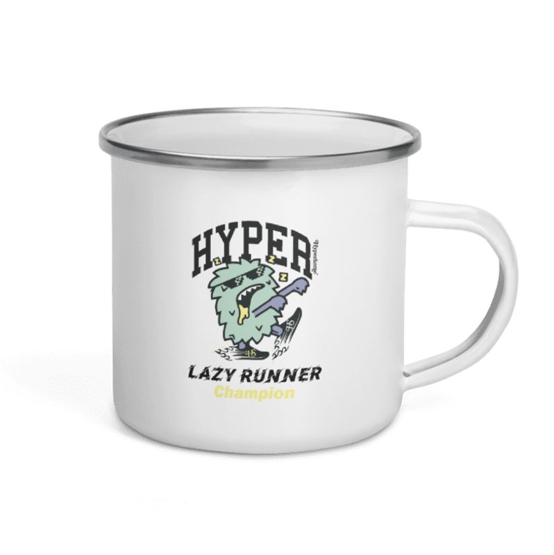 Hypie Lazy Runner Enamel Mug