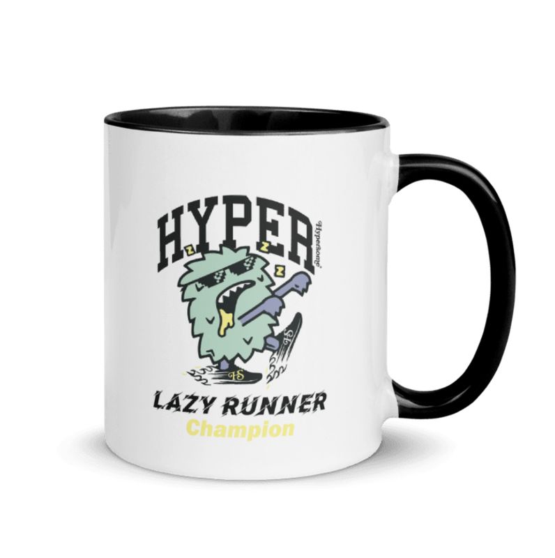 Hypie Lazy Runner Mug with Black Color Inside