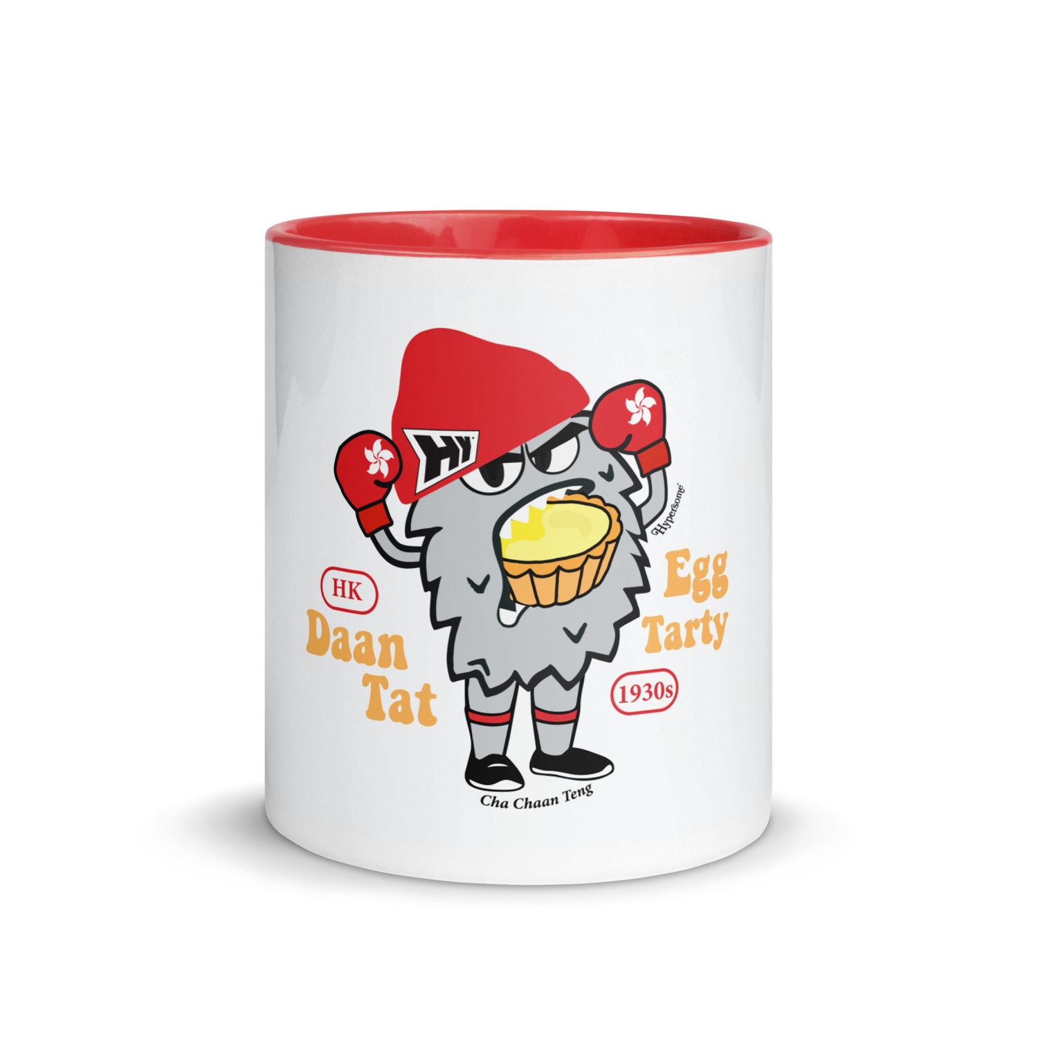 Hypie HK Daan Tat Egg Tart Mug with Red Colour Inside