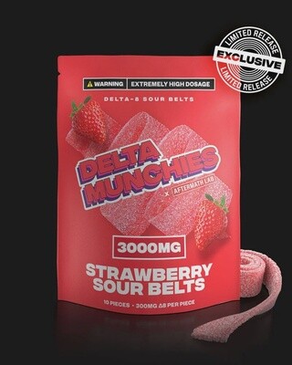 World Strongest Edible! Strawberry Sour Belt D8 3000mg