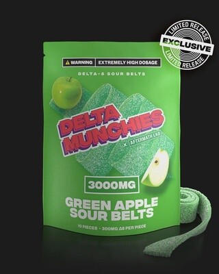 World Strongest Edible! Green Apple Sour Belt