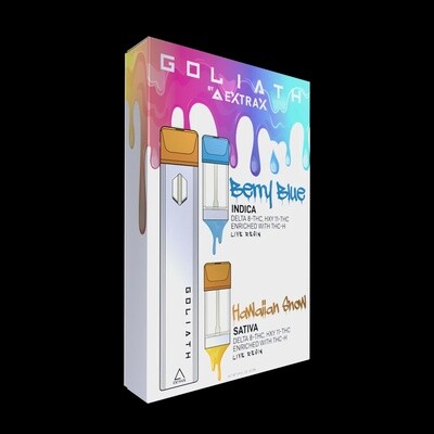 Goliath Starter Kit (Sativa&Indica)-HXY11/THCH Live Resin Wax Pen 4g