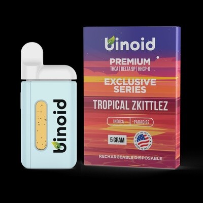 Tropical Zkittlez (Indica)-THCA Live Resin Wax Pen 5g