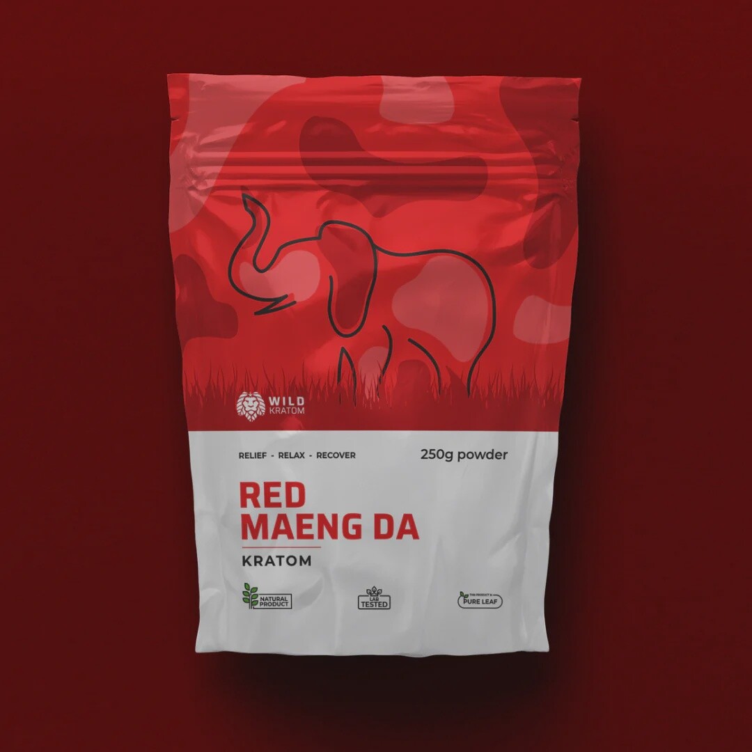 Wild Kratom- Red Maeng Da Kratom Powder 25g/250g