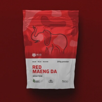Wild Kratom- Red Maeng Da Kratom Powder 25g/250g
