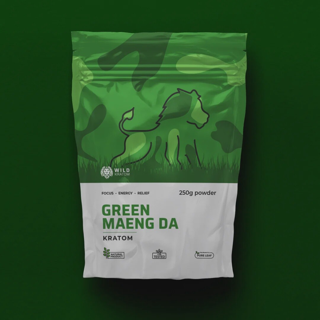 Wild Kratom- Green Maeng Da Kratom Capsules 50ct/450ct