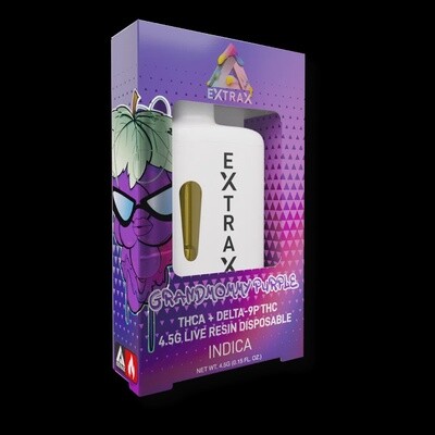 Grandmommy Purple (Indica)-THCA Adios Blend Wax Pen 4.5g