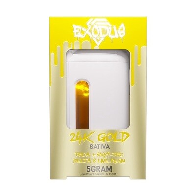 24K Gold (Sativa)-THCA Live Resin Wax Pen 5g