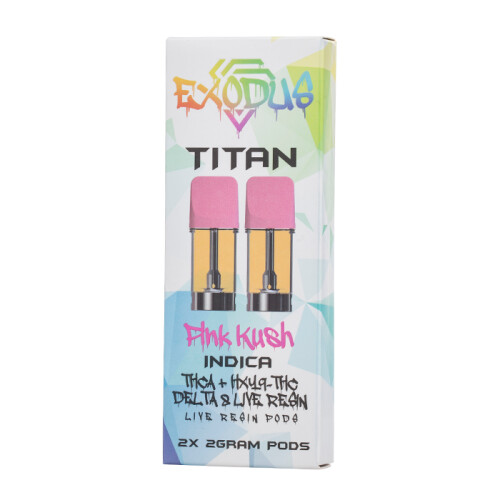 Titan Refill Pink Kush (Indica)-THCA+ HXY9-THC Live Resin 4g