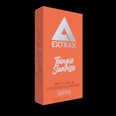Tangie Sunrise (Sativa)-THCH+ THCJD 1G Cartridges | Lights Out Collection