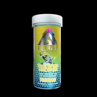 Blue Razz Lemonade (Hybrid)-THCa 7000mg Gummies | Adios Blend