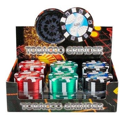 Metal 3pc 2" Poker Chip Grinder