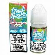 Apple Watermelon-Cloud Nurdz 30ml Iced Salt Nicotine