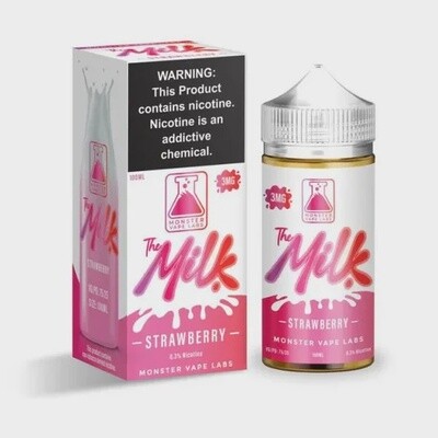 The Milk Monster Strawberry 100ml E-Juice