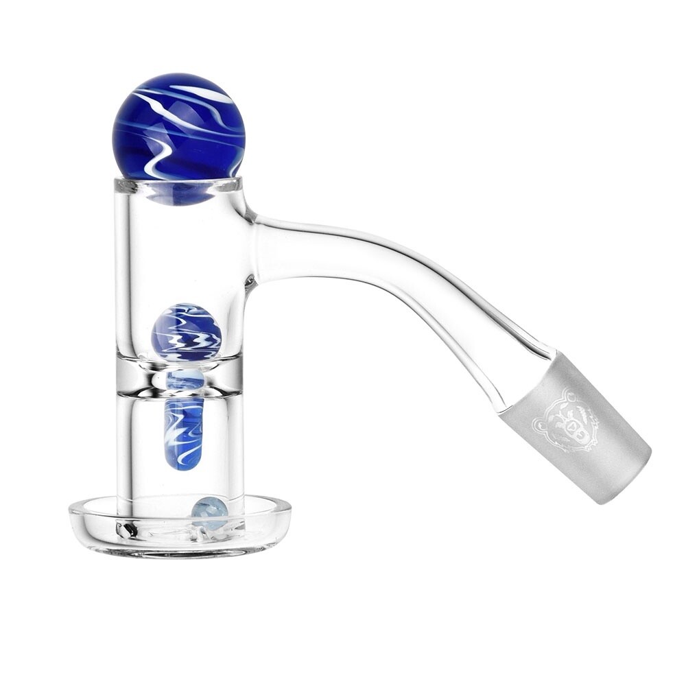 Bear Quartz Bear Slurper Banger &amp; Marble Set-10mm M/45Degree