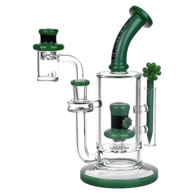 Pulsar St. Patrick's Day Special Dab Rig Set w/ Dabber | 8" | 14mm F