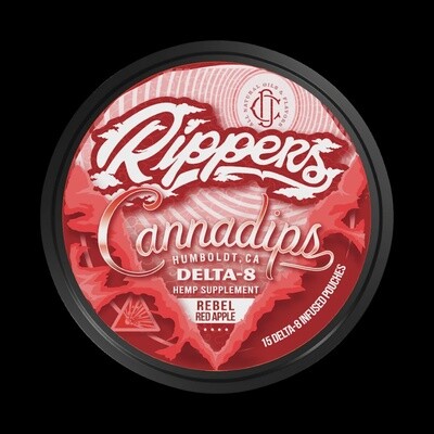 Red Apple-Cannadips Rippers Delta 8 Pouches 750mg