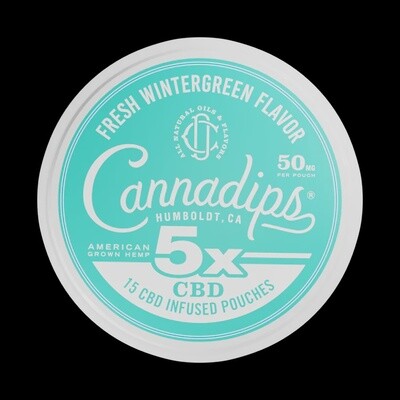 Fresh Wintergreen-Cannadips CBD 5x Strength