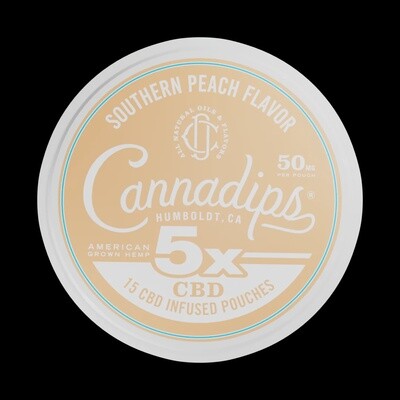 Southern Peach-Cannadips CBD 5x Strength