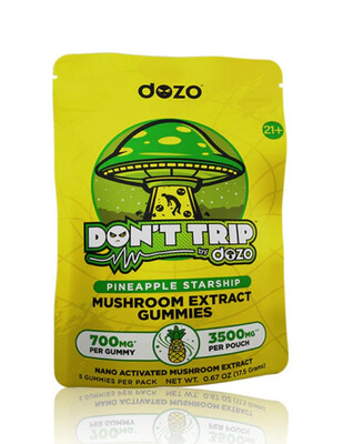 Pineapple Starship Mushroom/THC-P Mix Gummies