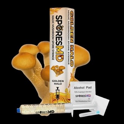 Golden Halo Spore Syringe | 10ml
