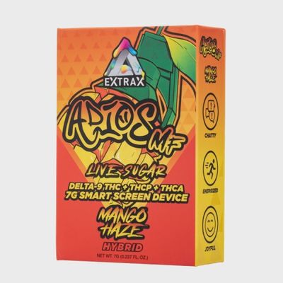 Mango Haze (Hybrid)-THCA Adios MF Live Sugar Wax Pen 7G