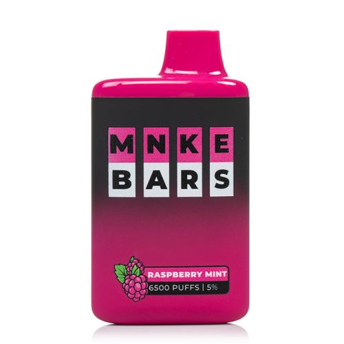 Raspberry Mint- MNKE BARS Rechargeable 6500