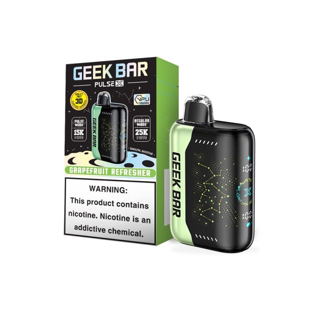 Grapefruit Refresher-Geek Bar Pulse X Rechargeable 25000