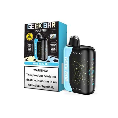Blue Razz Ice-Geek Bar Pulse X Rechargeable 25000