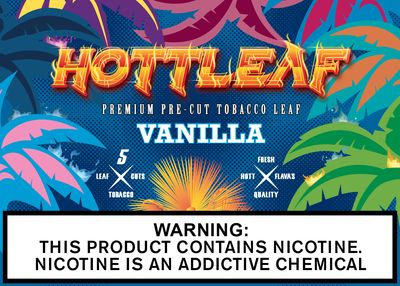 HOTTLEAF PREMIUM CUT VANILLA TOBACCO LEAF 5PK