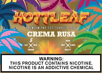 HOTTLEAF PREMIUM CUT CREMA RUSA TOBACCO LEAF 5PK