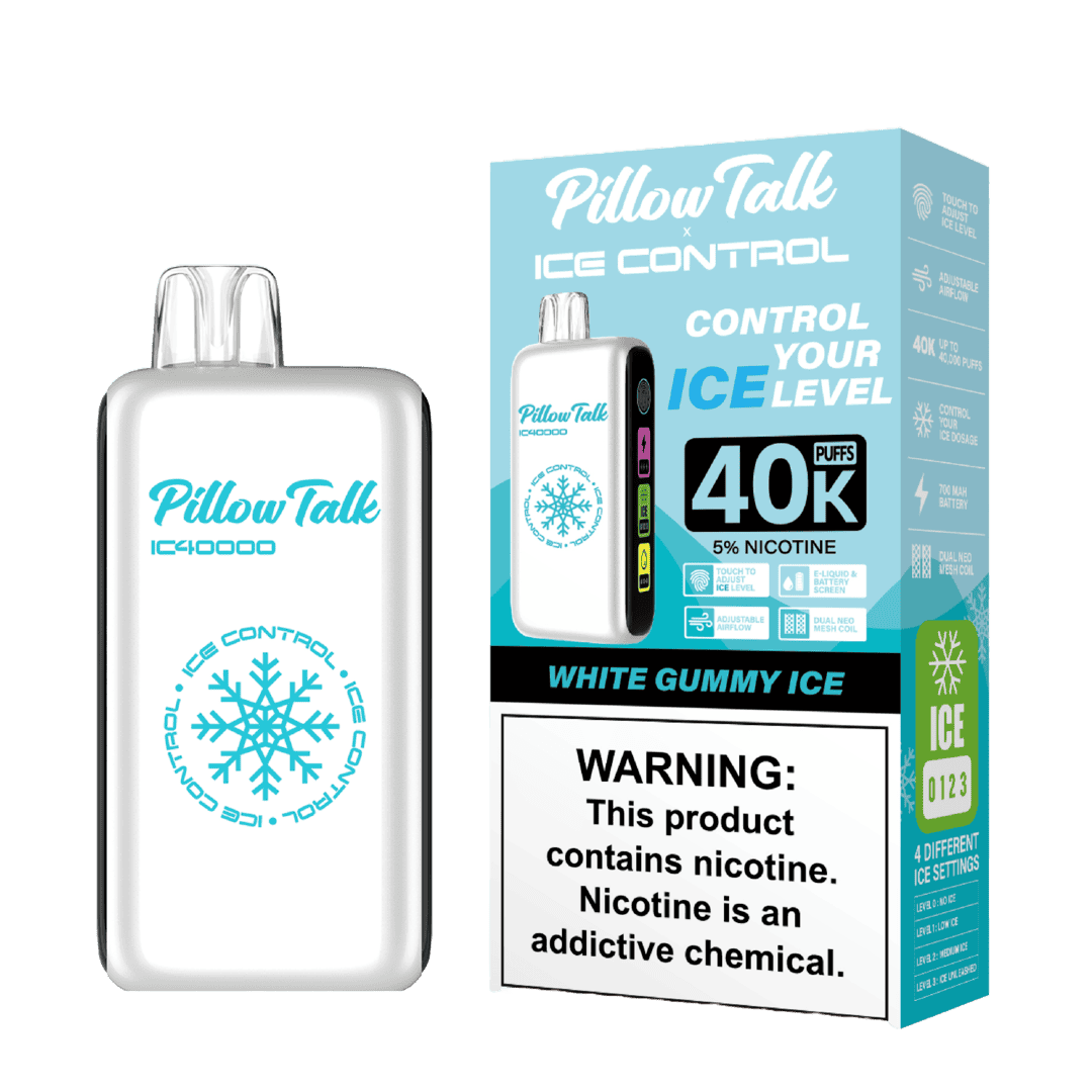 White Gummy Ice-Pillow Talk Rechargeable 40000