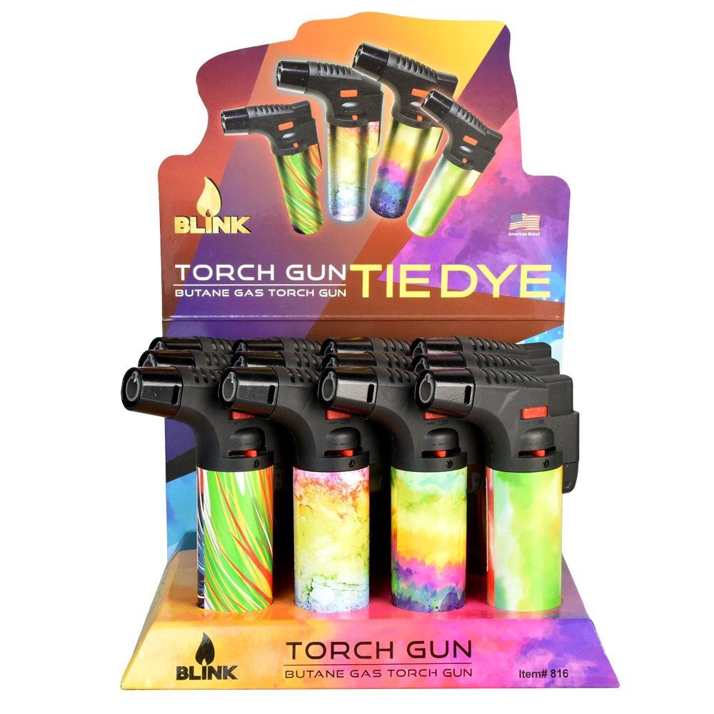 Blink Refillable Torch Gun | 4.5&quot; | Tie Dye