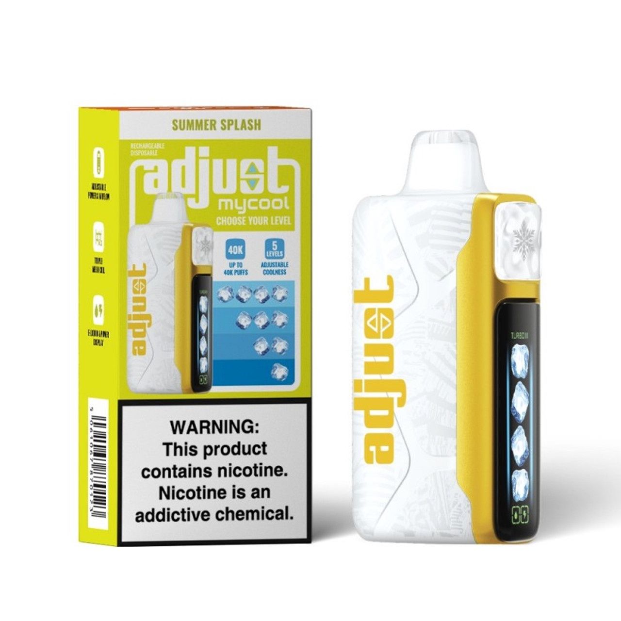 Summer Splash-Adjust MyCool Rechargeable 40000