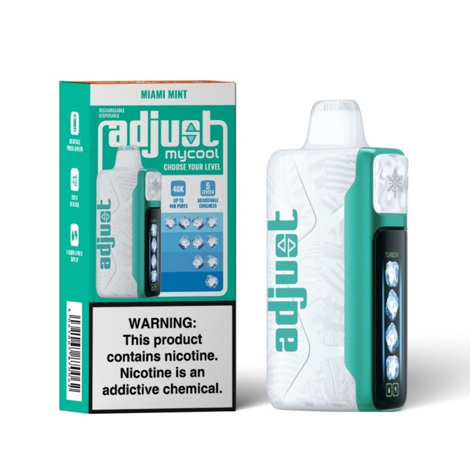Miami Mint-Adjust MyCool Rechargeable 40000