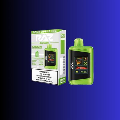 Sour Apple Ice-RAZ Rechargeable 25000