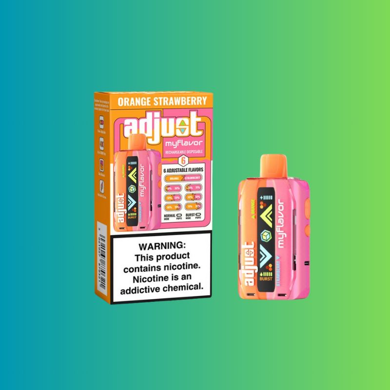 Orange Strawberry-Adjust MyFlavor Rechargeable 40000